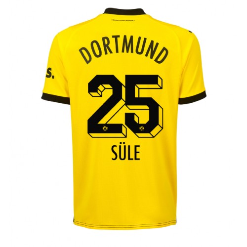 Fotballdrakt Herre Borussia Dortmund Niklas Sule #25 Hjemmedrakt 2023-24 Kortermet